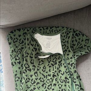 Kyte BABY Forest Green Animal Print Sleep Sack